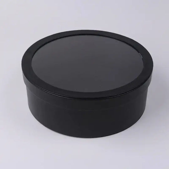 Gift Box with Acrylic Window Round Eternal Flower Set