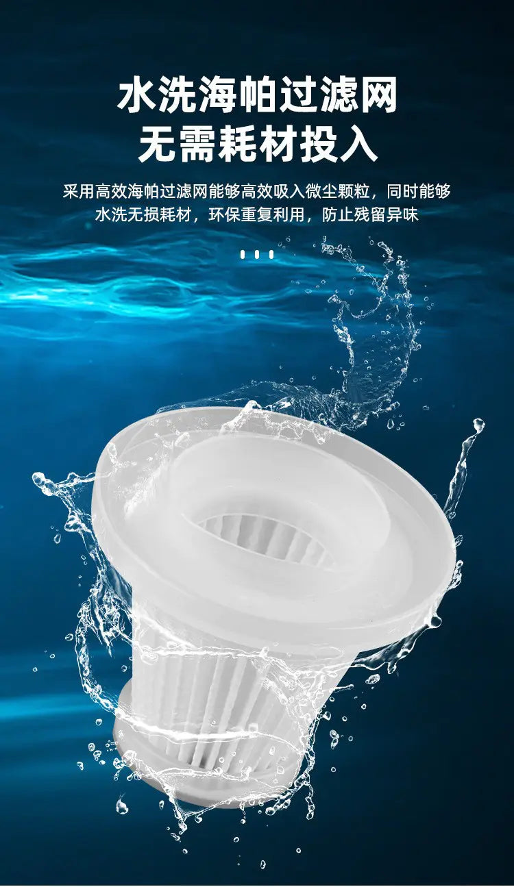 Portable Car Wireless Vacuum Cleaner with Strong Suction