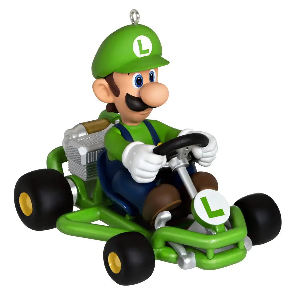 Hallmark Keepsake Christmas Ornament 2023 Nintendo Mario Kart Luigi Ornament Gifts for Gamers