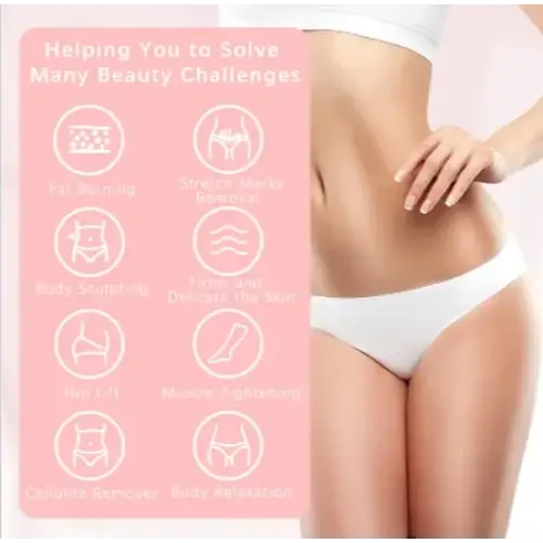 White underwear worn by a woman with smooth skin and toned legs.