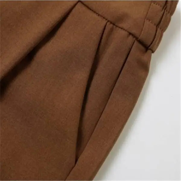 Harem Pants for Women - Cropped Slim Fit Trousers