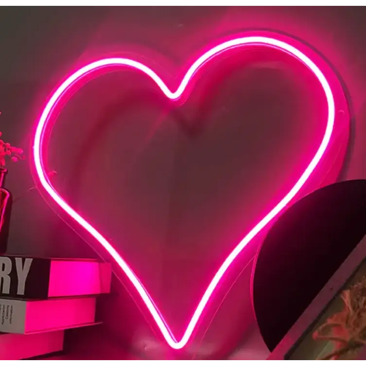Heart-Shaped LED Neon Decorative Light