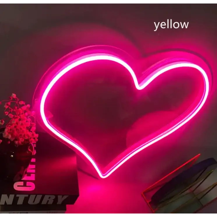 Heart-Shaped LED Neon Decorative Light