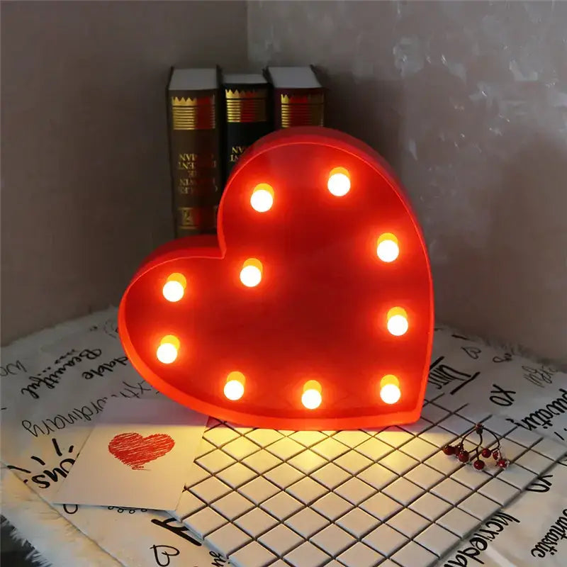 Heart-Shaped Night Light