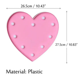 Heart-Shaped Night Light