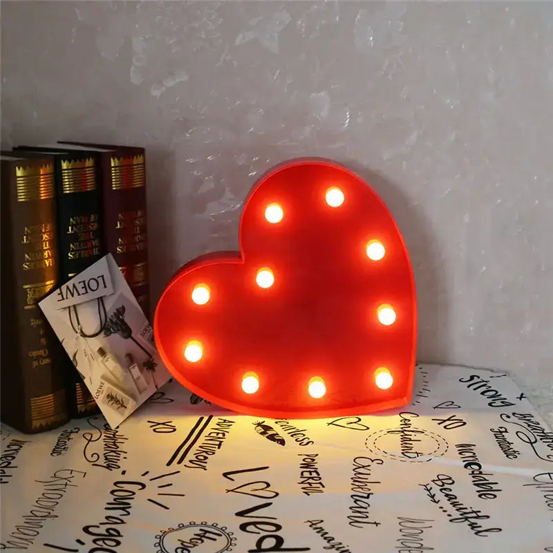 Heart-Shaped Night Light