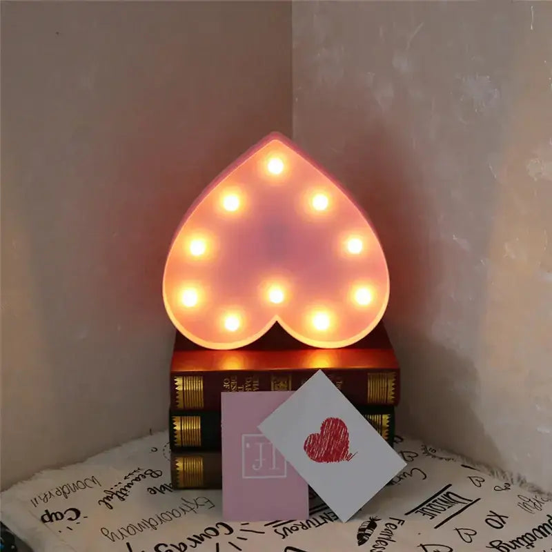 Heart-Shaped Night Light