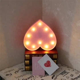 Heart-Shaped Night Light