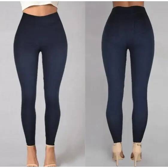 High-Waisted Pencil Pants - Cropped Length