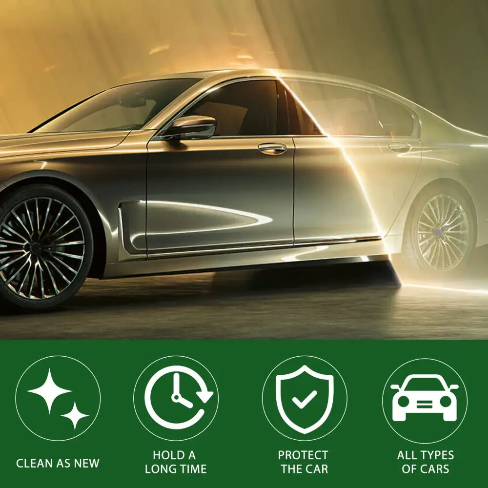 Shiny metallic gray bmw sedan with sleek, modern design and polished alloy wheels.