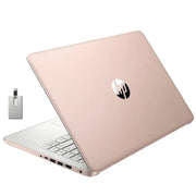 HP Premium Stream 14" HD BrightView Laptop Intel Celeron N4120 16GB RAM 64GB eMMC Storage UHD Graphics HD Webcam 1 Year Office 365 Bluetooth WiFi HDMI Win 11s Gold 32GB Hotface USB Card