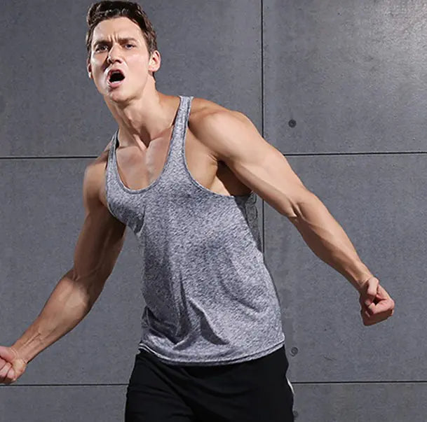 Men's Fitness Tank Top, Breathable Quick-Dry Shirt