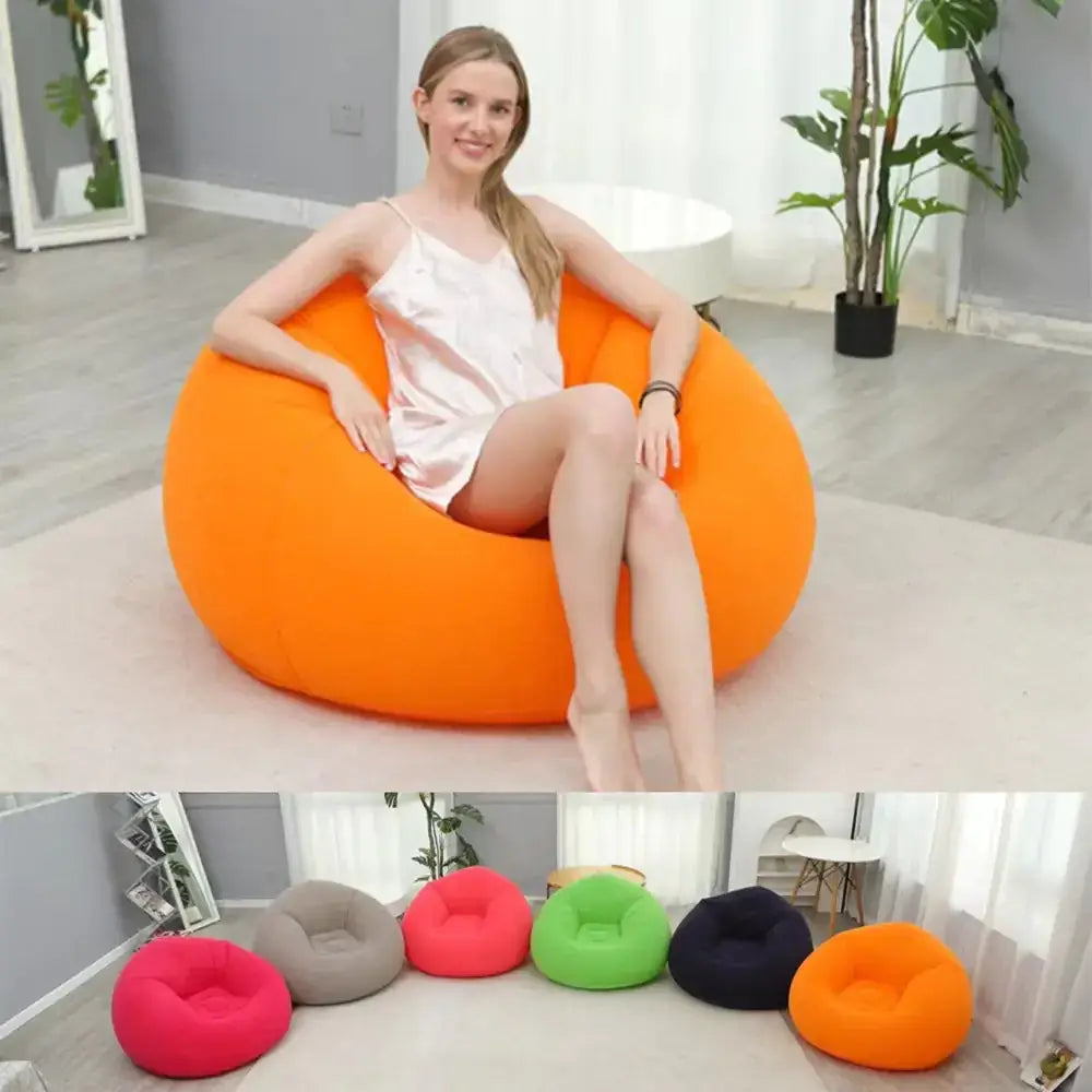 Inflatable Lazy Sofa Bed for Outdoor Relaxation