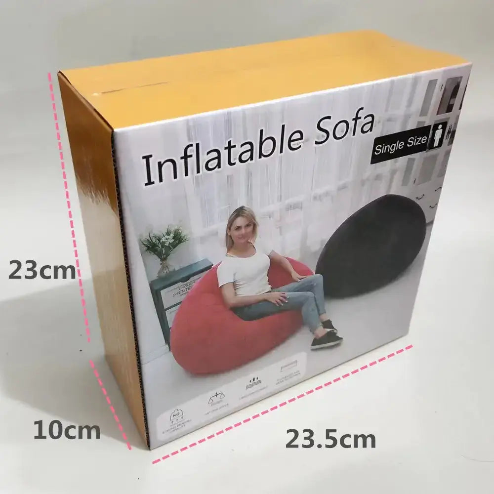 Inflatable Lazy Sofa Bed for Outdoor Relaxation