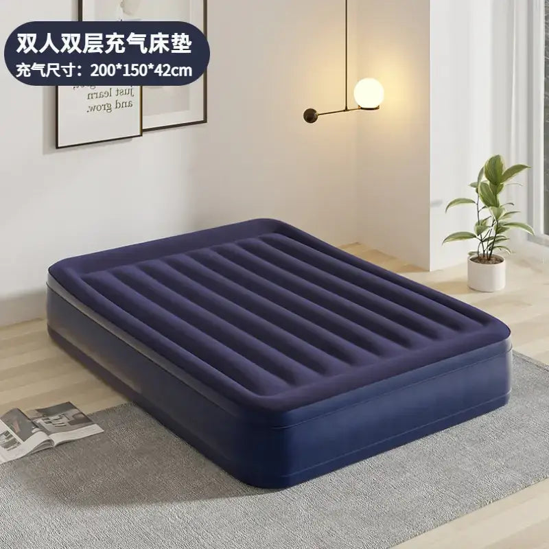 Inflatable PVC Mattress for Outdoor and Home