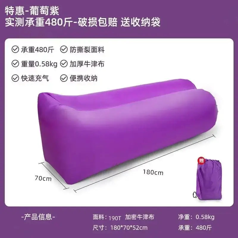 Inflatable Sofa Bed for Camping and Picnics