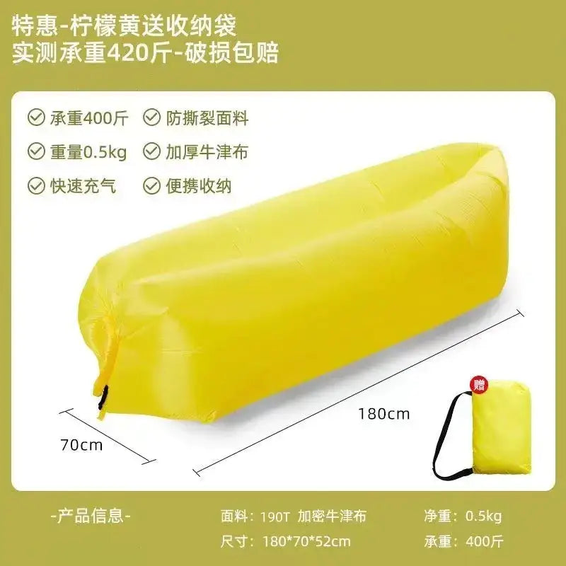 Inflatable Sofa Bed for Camping and Picnics