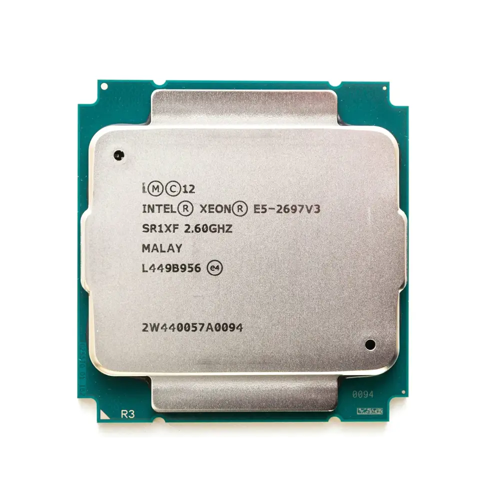 INTEL CM8064401807100 Xeon E5-2697 v3 Fourteen-Core Haswell Processor 2.6GHz 9.6GT/s 35MB LGA 2011-v3 CPU OEM OEM (Renewed)
