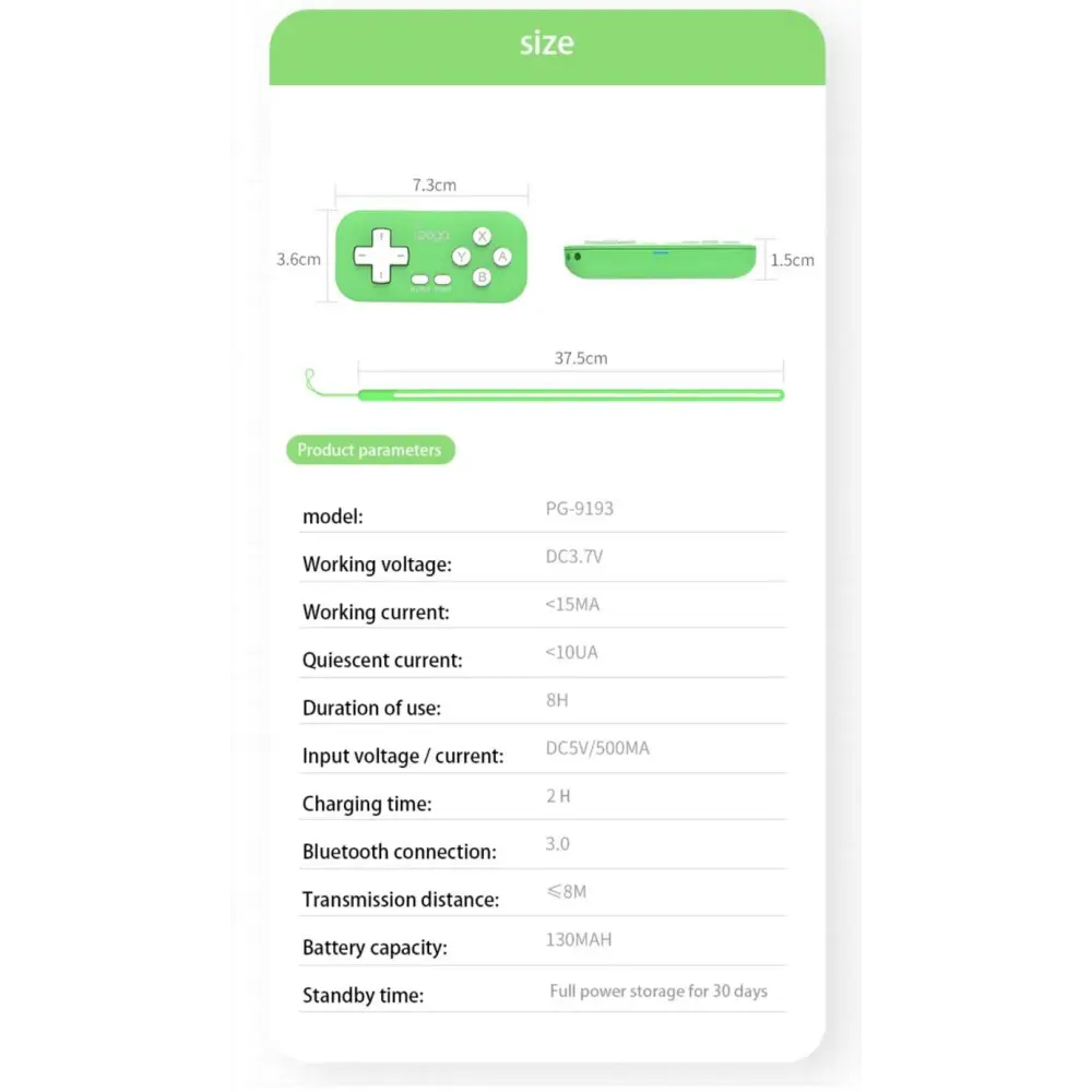 Ipega Mini Gamepad for Switch, PS3, Android, PC