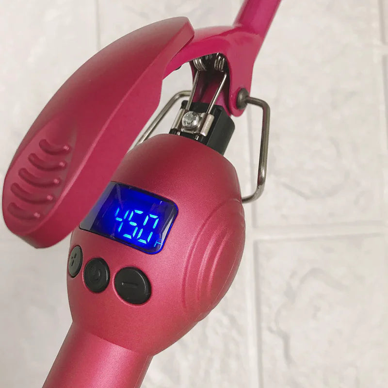 Professional 9mm Curling Iron with LCD Display - Joomcy