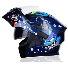 JIEKAI Motorcycle Helmet with Dual Lenses and Anti-Fog