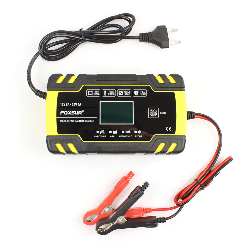 LCD Display Motorcycle Battery Charger - Joomcy