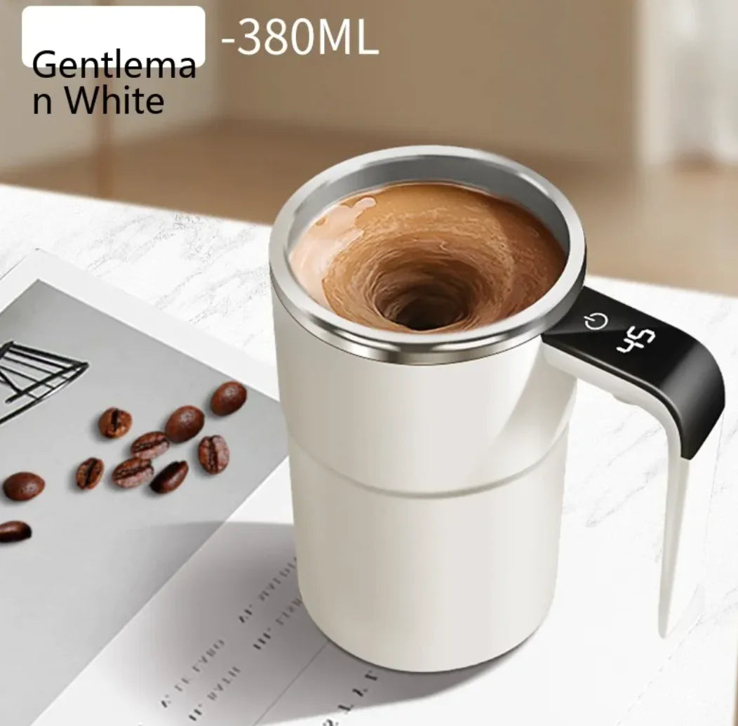 Self-Stirring Magnetic Coffee Mug