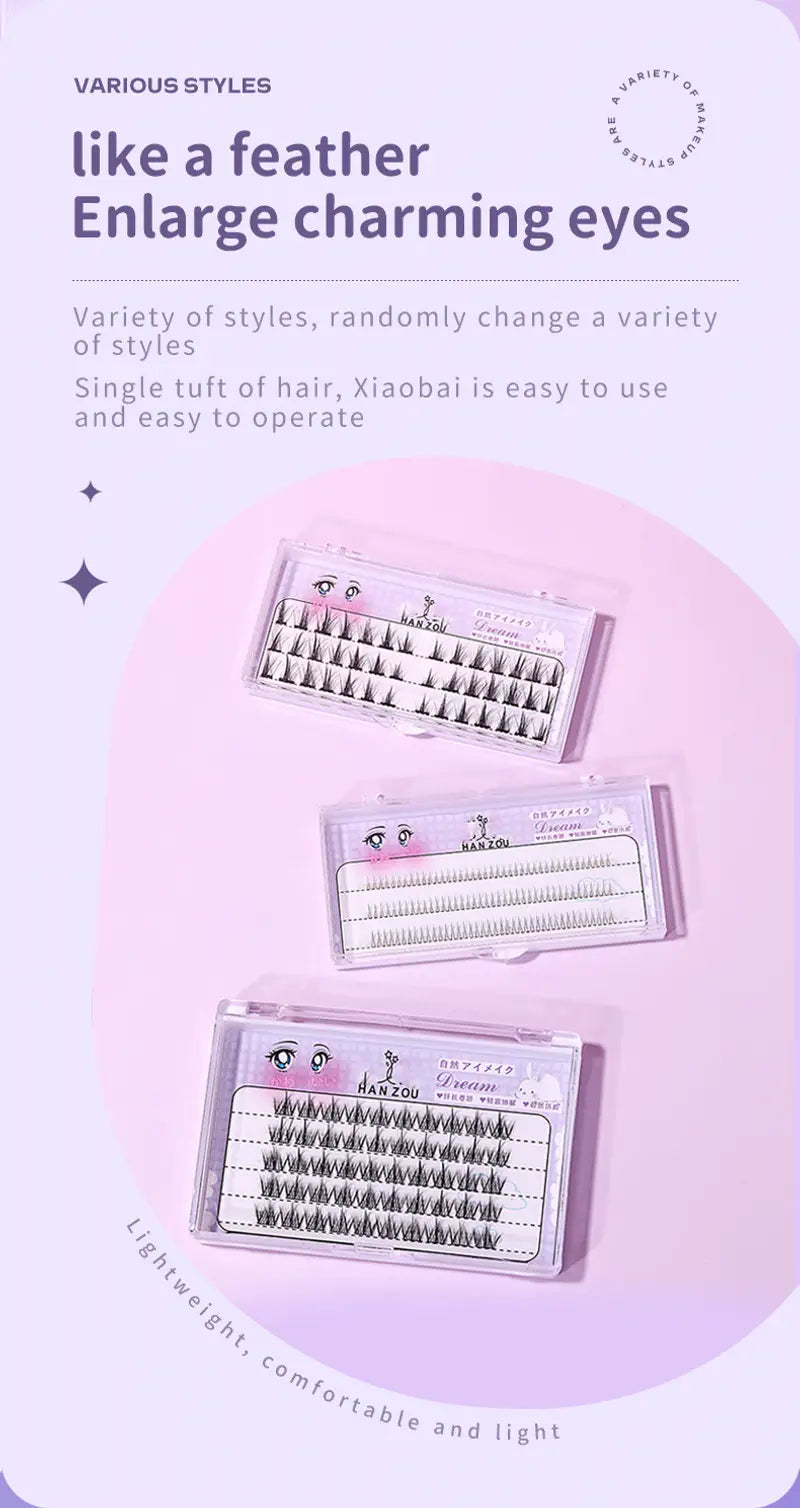 Manga Cluster Lashes for Natural Anime Cosplay Look - Joomcy
