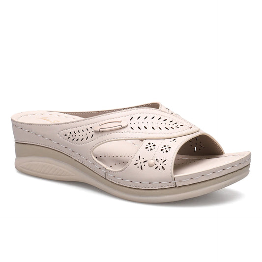 Thick Soled Wedge Women's Half Slippers - Joomcy