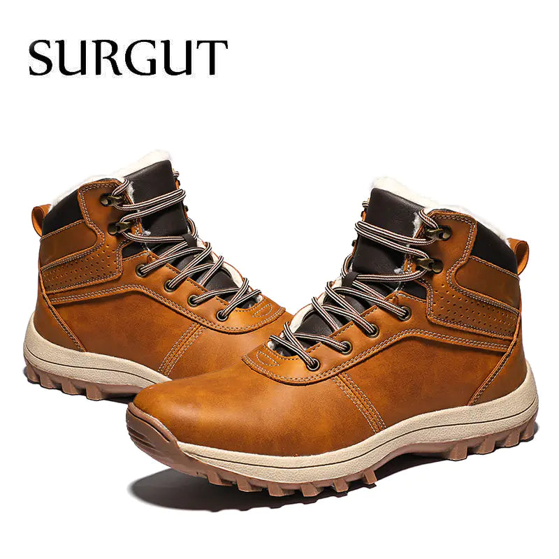 Men's Martin Boots - Autumn Winter Punk Snow Workwear