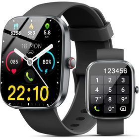 Kuizil Smart Watch 1.91" Smartwatch for Men Women (Answer/Make Call) Fitness Tracker with 100+ Sport Modes IP68 Waterproof Heart Rate/Sleep Monitor Pedometer Activity Tracker for Android iOS