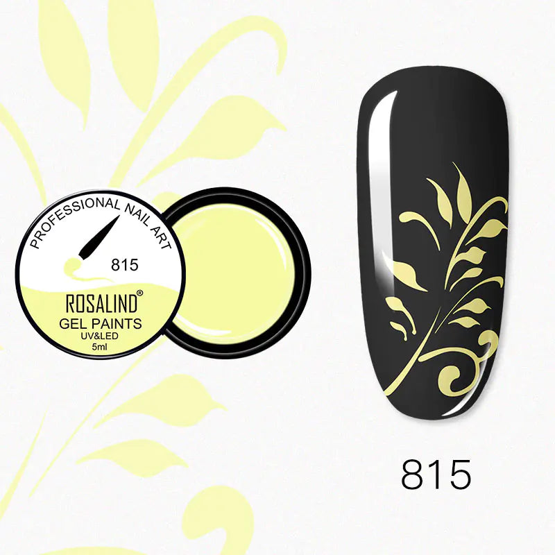 Rosalind 142 Color Gel Nail Polish for Art and Design