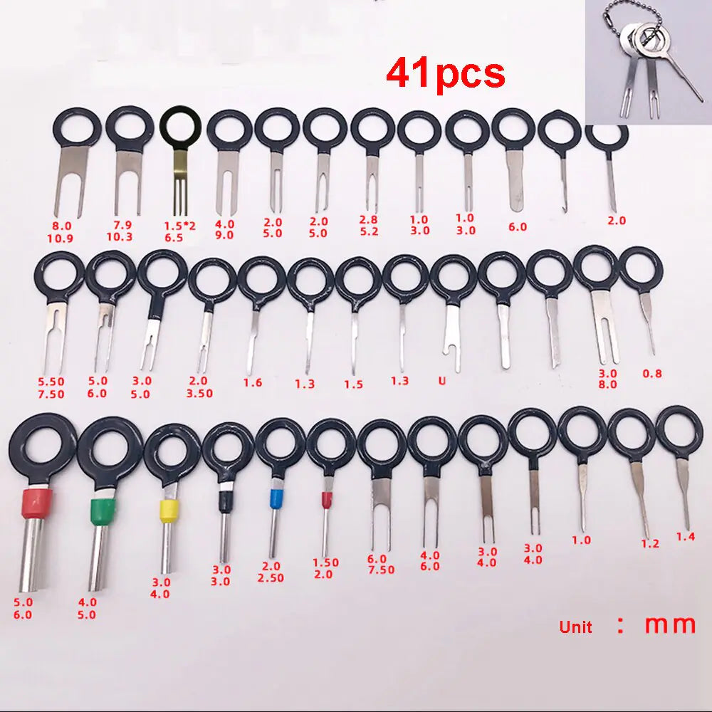 41-Piece Manual Tool Set for Automotive Connector Removal - Joomcy