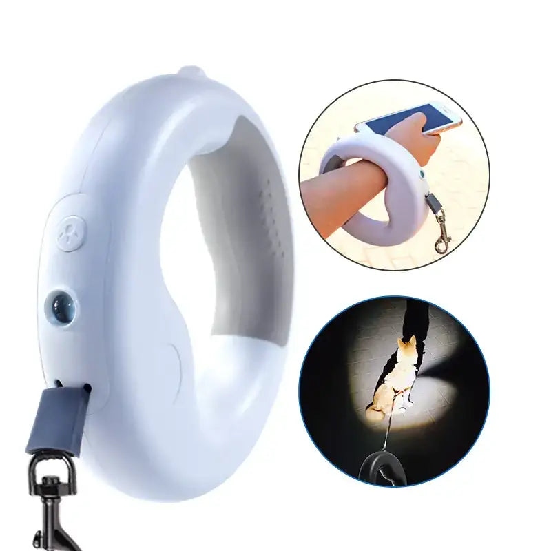 LED Automatic Telescopic Pet Traction Rope