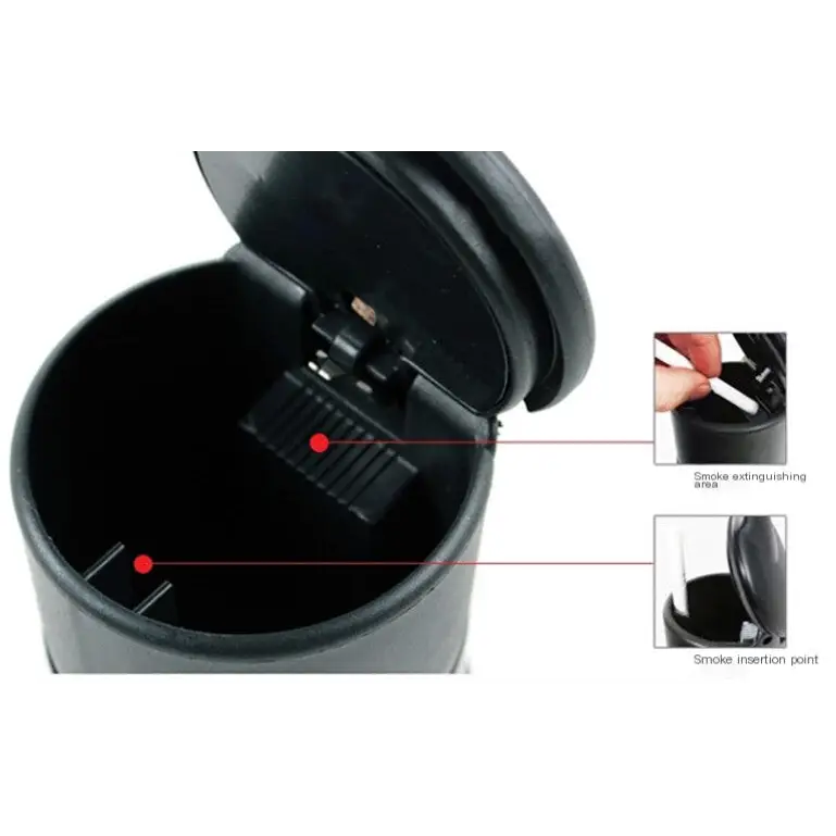 LED Car Ashtray with Light