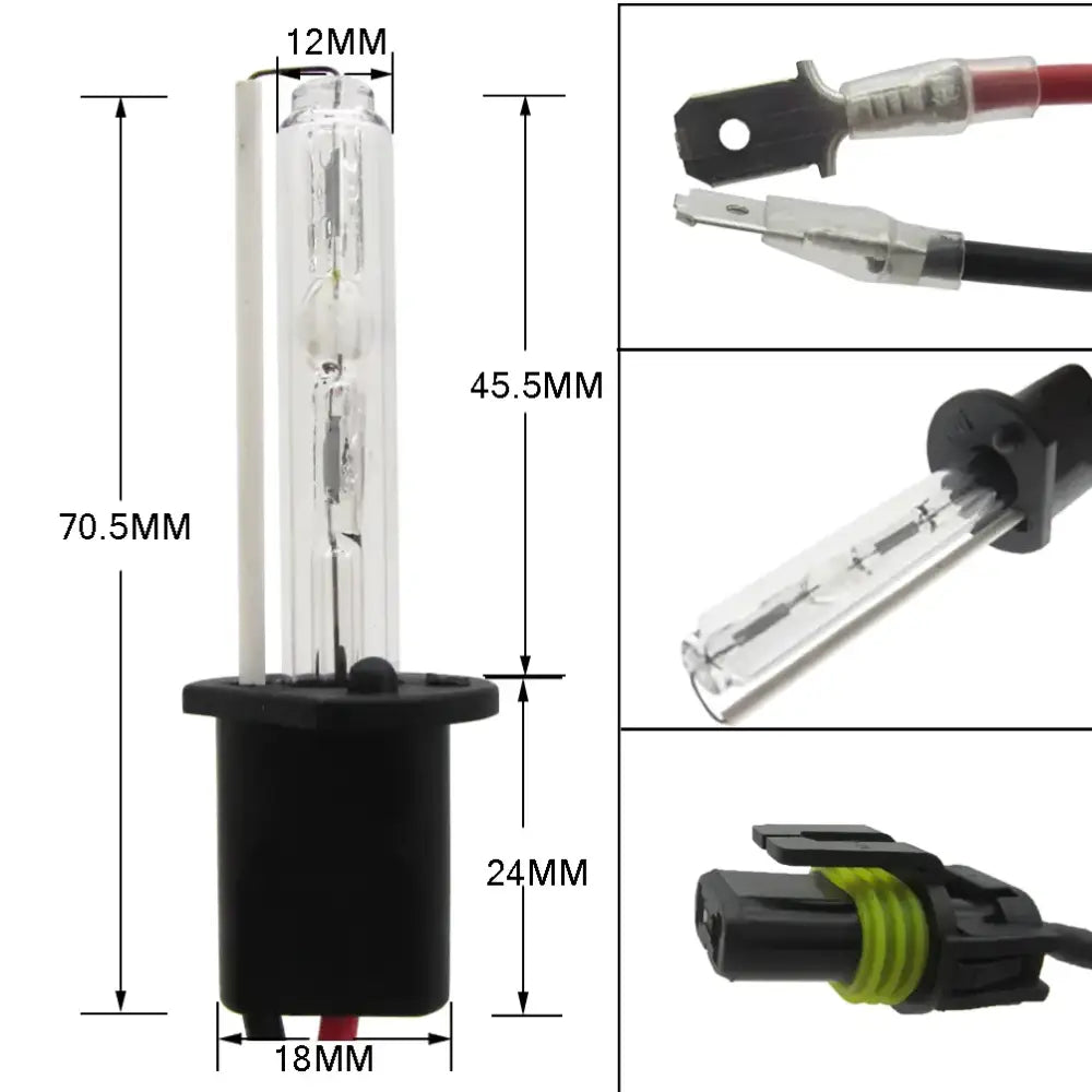 LED Car Headlights with 5W Slim Ballast (H1 H3 H4 H7 H11)