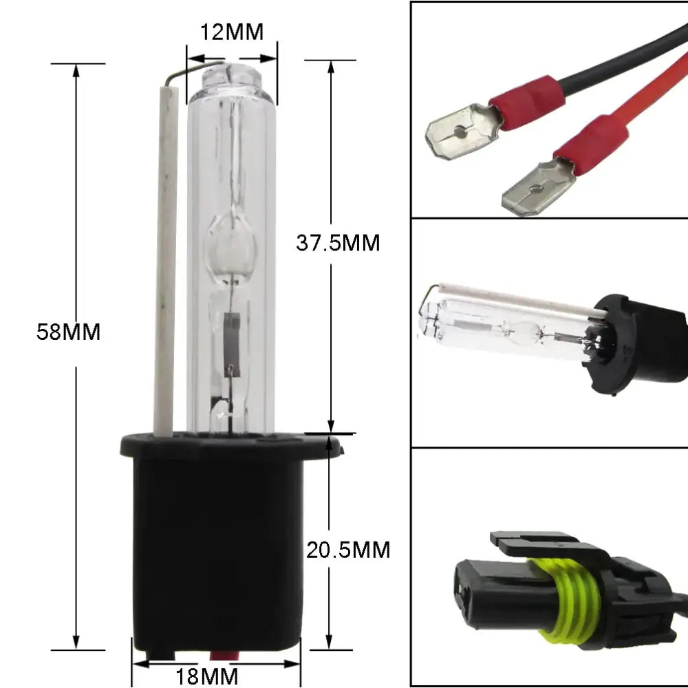 LED Car Headlights with 5W Slim Ballast (H1 H3 H4 H7 H11)