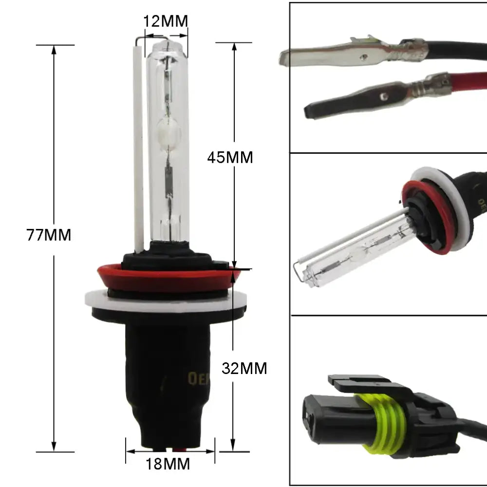 LED Car Headlights with 5W Slim Ballast (H1 H3 H4 H7 H11)