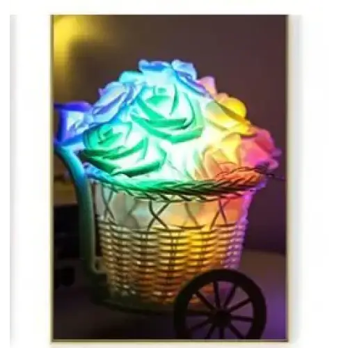 LED Rose Flower String Lights