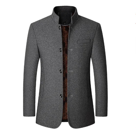 Natha™ Men's Winter Jacket - Fleece Lined Overcoat (One)