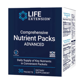 Life Extension Comprehensive Nutrient Packs Advanced Curcumin Fish Oil multivitamin CoQ10 multis and Supplements 30 on-The-go Packets Gluten-Free Non-GMO