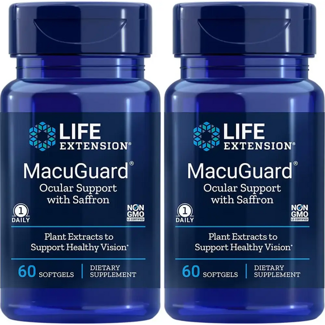 Life Extension Macuguard Ocular Support 60 Count (Pack of 2)