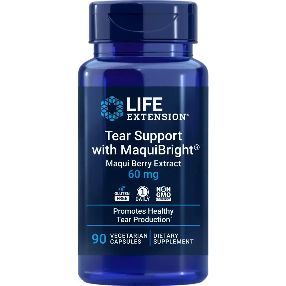 Life Extension Tear Support with MaquiBright 90 Vegetarian Capsules