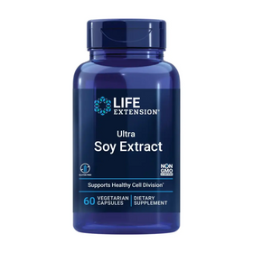 Life Extension Ultra Soy Extract Healthy Aging & Cell Health Gluten-Free Non-GMO Vegetarian 60 Capsules