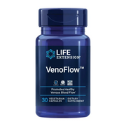Life Extension VenoFlow™ nattokinase Enzyme French Maritime Pine bark Extract Supports Healthy Vascular Function arm and Leg Circulation Gluten Free Non-GMO Vegetarian 1-Daily 30 Capsules