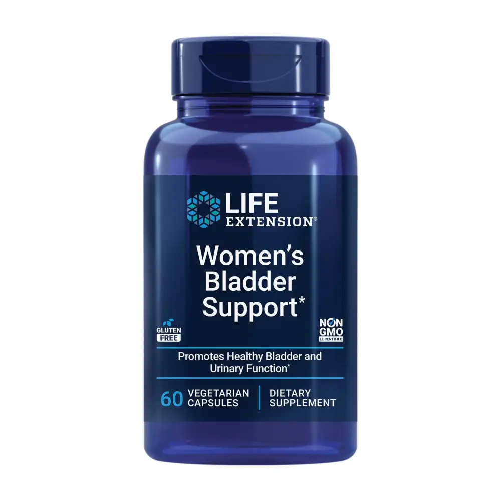 Life Extension Womens Bladder Support – for Bladder Health and Normal Urinary Frequency – Horsetail Lindera and Three-Leaf Caper Extracts – Non-GMO – Gluten Free , 60 Vegetarian Capsules
