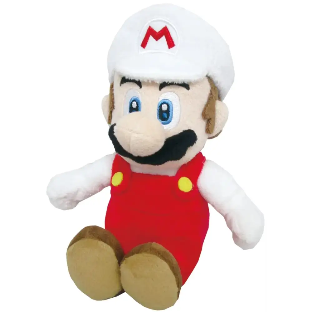 Little Buddy Super Mario All Star Collection 1420 Fire Mario Stuffed Plush 9.5" Multicolor