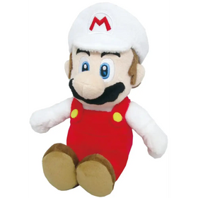 Little Buddy Super Mario All Star Collection 1420 Fire Mario Stuffed Plush 9.5" Multicolor