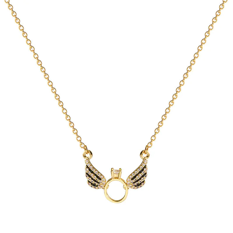 Minimalist Titanium Steel Pearl Heart Pendant Necklace