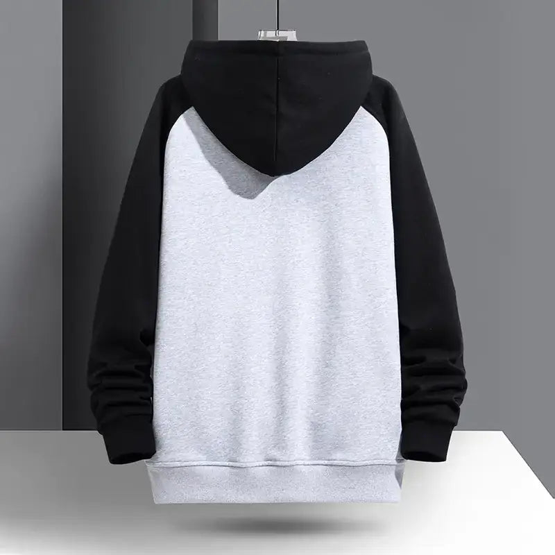 Loose Fit Casual Men's Hoodie with Raglan Sleeves 2023